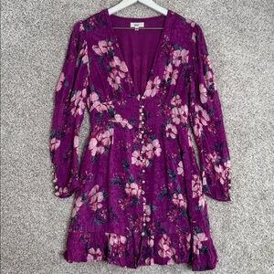 Rahi Anthropology Pearl Button Mini Dress - Small